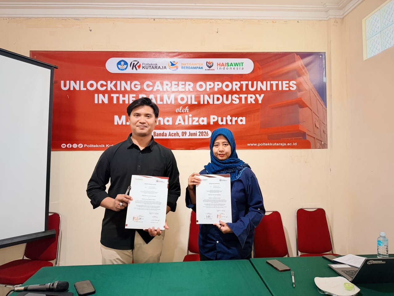 Kerja Sama DGL Learning Institute dengan Politeknik Kutaraja Buka Peluang Karier Sawit